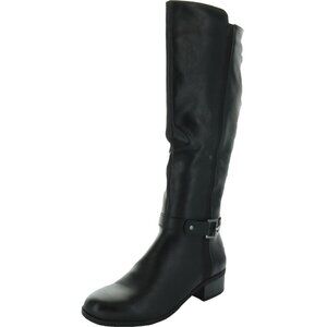 Nautica Women's Minetta Black Knee-High Riding Boots
